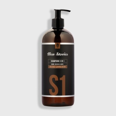 MEN STORIES SHAMP 3 EN 1 S1 750ML