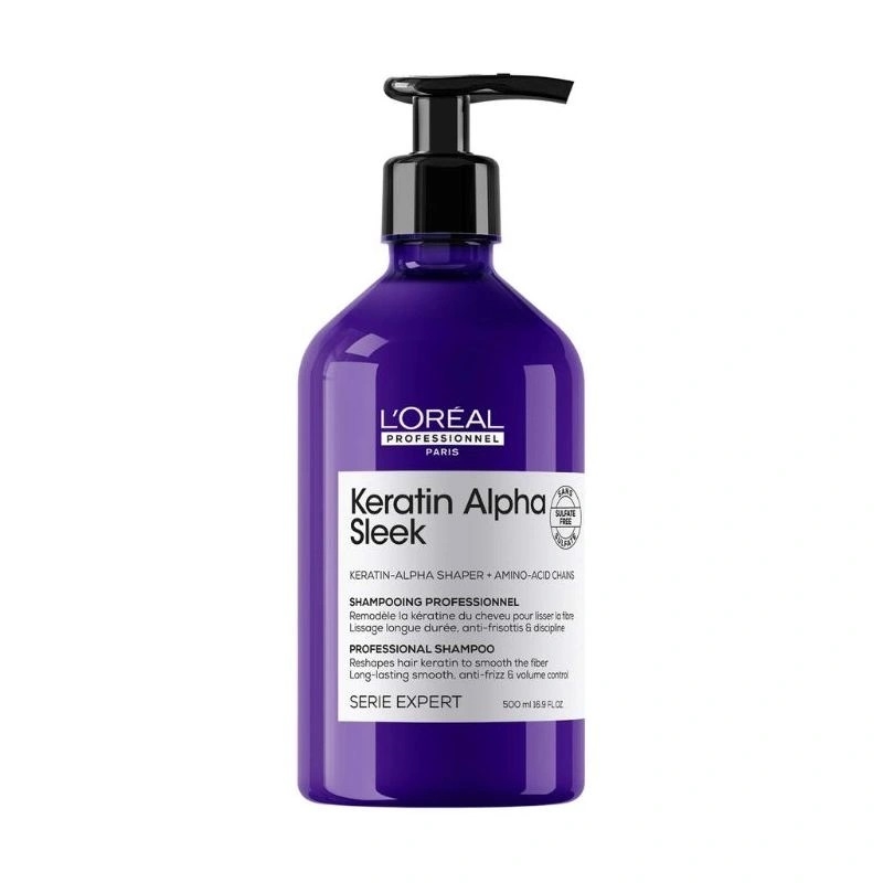 KERATIN ALPHA SLEEK SHAMP 500ML