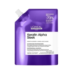 KERATIN ALPHA SLEEK SHAMP 500ML RECHARGE