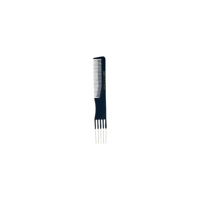 PEIGNE MEZZO BLEU FOURCHETTE METAL 