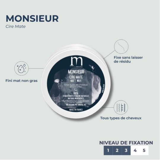 MONSIEUR CIRE MAT 50ML 