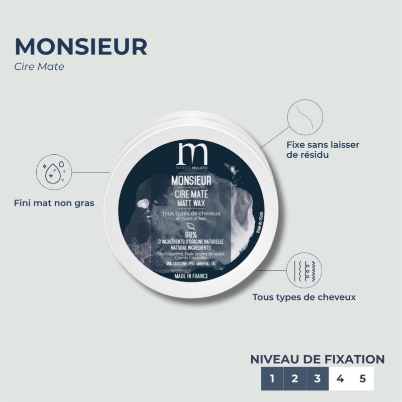 MONSIEUR CIRE MAT 50ML 