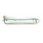 BIGOUDIS EFA COURT VERT/BLANC  6 mm